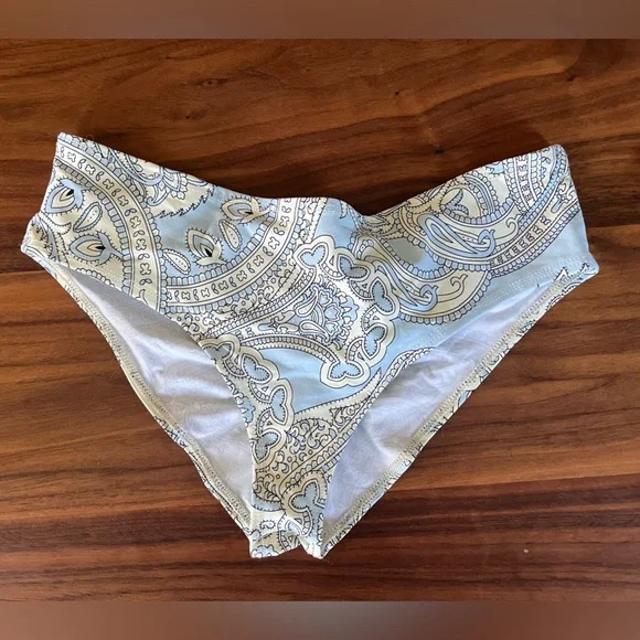 NWOT Montce Paisley Print Bikini Bottoms - Picture 2 of 4